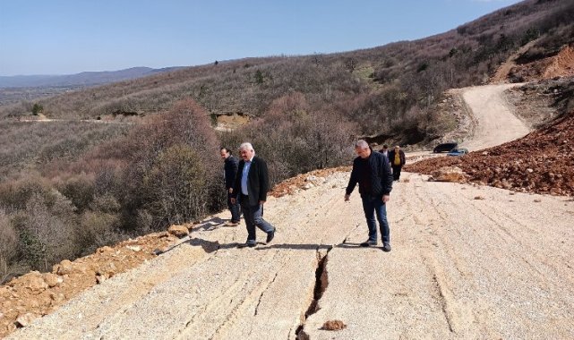 Başkan Yılmaz Pazaryeri ilçesindeki maden sahasında incelemede bulundu
