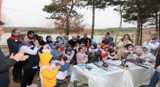 Bilecik'te minik öğrencilere balık tüketiminin önemi anlatıldı