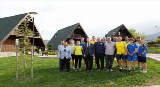 Bursa İnegöl Belediyesi'nin konuğu olan Ukraynalı sporcular Türkiye'den ayrıldı