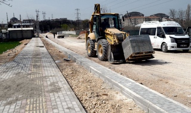 Bursa Osmangazi Yunuseli Meydan Caddesi'nde çalışmalar tamamlandı