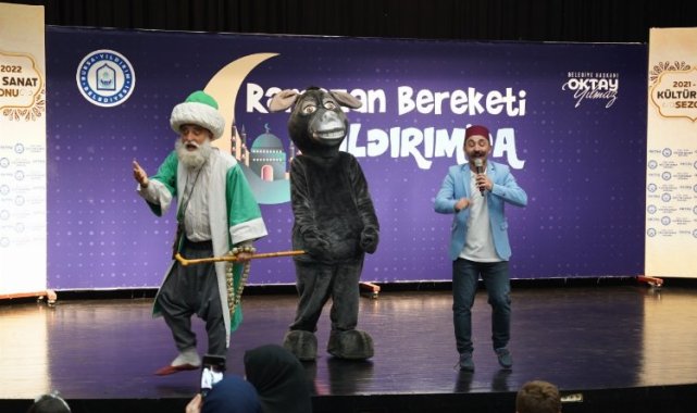 Bursa Yıldırım'da 'Nasreddin Hoca' hem eğlendirdi hem öğretti