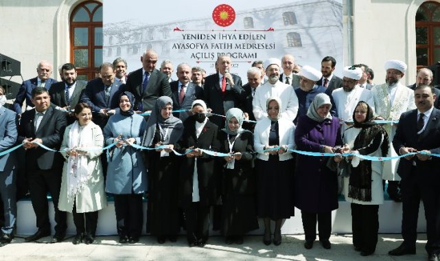 Cumhurbaşkanı Erdoğan: Bir emanet daha ihya edildi