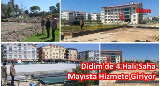 Didim'de 4 Halı Saha Mayısta Hazır