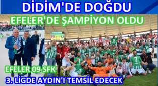 DİDİM'DE DOĞDU, ŞAMPİYON OLDU