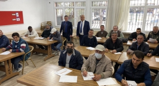 Didim’de şoförlere uyum eğitimi verildi