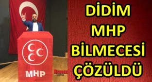 DİDİM MHP BİLMECESİ ÇÖZÜLDÜ