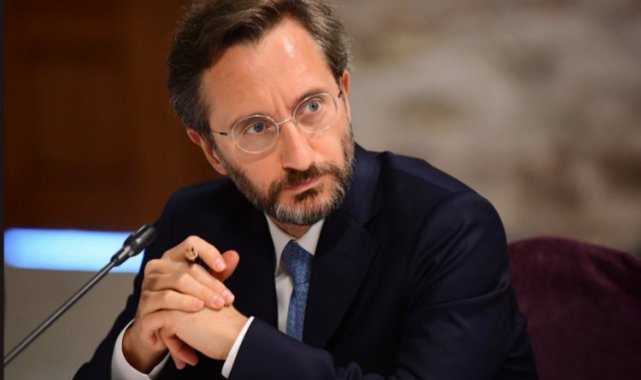 Fahrettin Altun'dan TÜGVA'ya geçmiş olsun mesajı