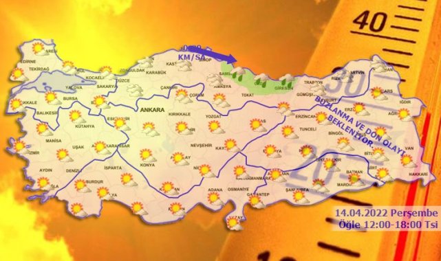 Hava sıcaklığı artıyor