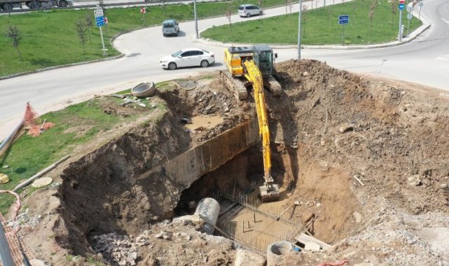 Kocaeli Dilovası Mimar Sinan Caddesi'ndeki altyapı da sona doğru
