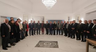 Kütahya'da Başkan Işık sendika başkanlarıyla bir araya geldi