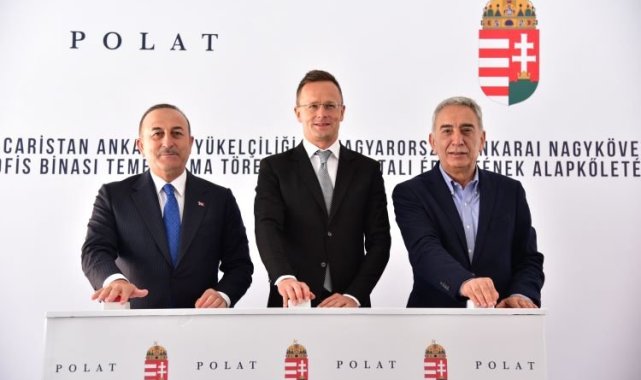 Macaristan Ankara Büyükelçiliği yeni ofis binasında temel atma töreni gerçekleşti