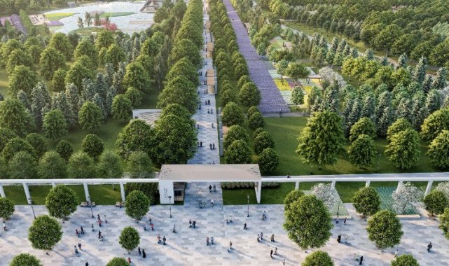 Malatya'da 2023 yılında tamamlanacak olan 100.yıl parkının yer teslimi yapıldı