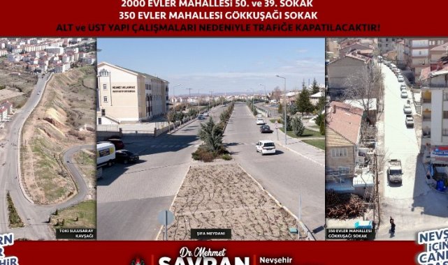 Nevşehir'de bu yollar trafiğe kapatılıyor