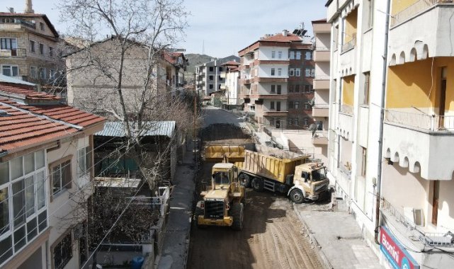 Nevşehir'de yol çalışmaları başladı