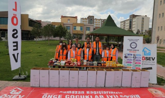 NNYÜ öğrencilerinden koli koli mutluluk