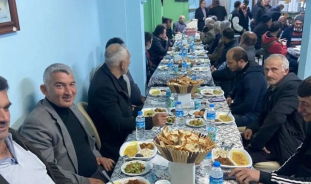 Rize Kalkandere'deki iftar yemeğinde buluştular!