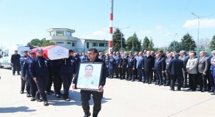 Şehit memur Bursa'dan Ağrı'ya uğurlandı