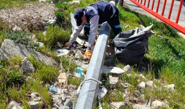 Tekirdağ Malkara'da temizlik çalışmaları devam ediyor