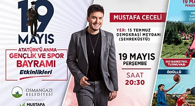 19 Mayıs coşkusu Bursa Osmangazi'de zirve yapacak!