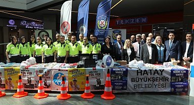 Bilecik Pazaryeri ilçesinde "Yayalar için 5 adımda güvenli trafik" uygulaması yapıldı