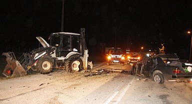 Bilecik Pazaryeri'nde feci kaza: 1 ölü, 1 yaralı!