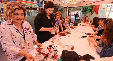 Birbirinden farklı bez bebekler Gaziantep'te bir arada