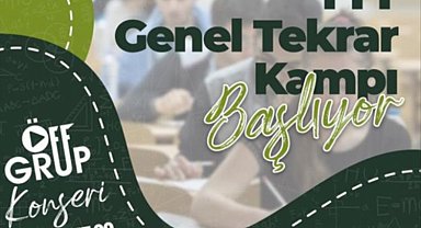 Bursa İnegöl'de 4 günlük TYT Genel Kampı başlıyor