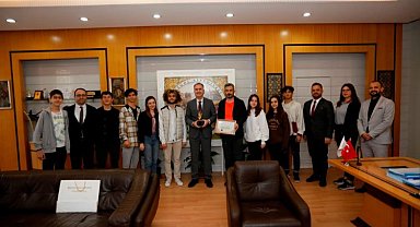 Bursa İnegöl'de Başkan Taban Halk Dansları topluluğunu ağırladı