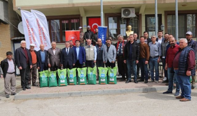 Bursa Mudanya'da silajlık mısır tohumu desteği