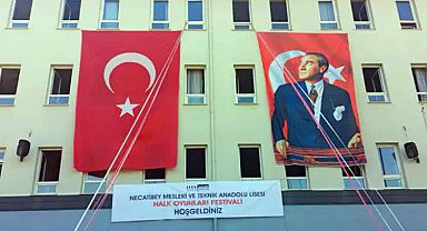 Bursa Necatibey MTAL'de halk oyunları ilgisi