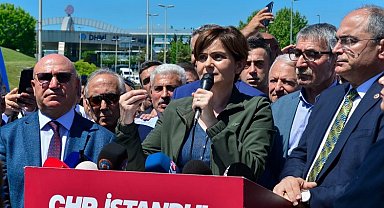 CHP'lilerden havalimanı eylemi