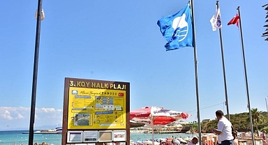 Didim'de 11 plaj ve 1 marina mavi bayraklı