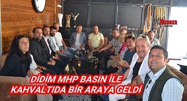 Didim MHP Kahvaltıda Basın İle Bir Araya Geldi