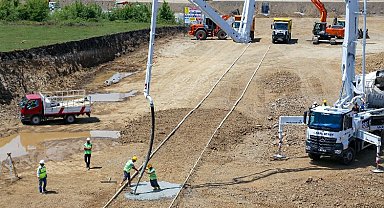 Düzce'de 65 ton kapasiteli üretim tesisine ilk temel