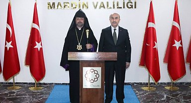 Ermeni Patrik Maşalyan'dan Vali Demirtaş'a ziyaret