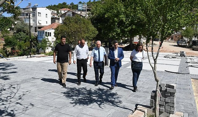 İzmir Karabağlar'da Kavacık Meydan Projesi hızla ilerliyor