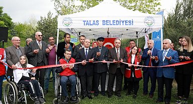 Kayseri Talas'ta engelsiz oyun parkı