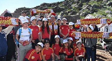 Kayseri'de 1500 mahlep fidanı dikildi