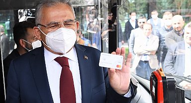 Kayseri'de temassız karta 1 biniş ücretsiz!