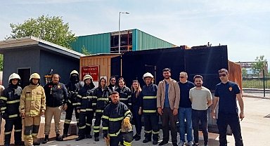 Kocaeli İtfaiyesinden İtfaiyecilik Öğretmenlerine eğitim
