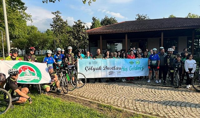 Kocaeli'den yola çıkan 'Glutensiz Pedallar' Bursa'da