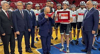 Kocaeli'nden yola çıkan 19 bisikletli Samsun'a ulaştı