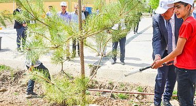 Malatya'da 300 fidan dikildi