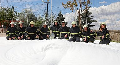 Nevşehir'de cezaevi personeline itfaiyeden eğitim