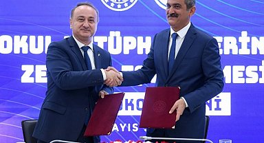 Okul kütüphaneleri zenginleşiyor