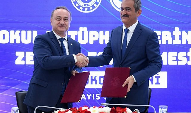 Okul kütüphaneleri zenginleşiyor
