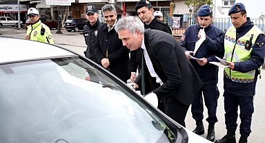 Rize Pazar'da 'güvenli trafik' bilinçlendirmesi