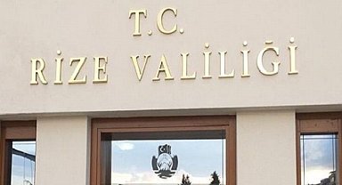 Rize'de 5 günlük toplantı, gösteri ve yürüyüş yasağı