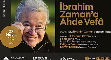 Sakarya'da Saygı Gecesi'nin konuğu İbrahim Zaman