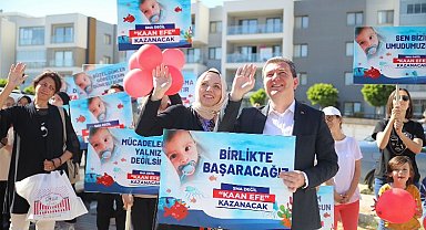 SMA hastası Kaan Efe'ye sürpriz doğum günü